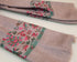 CASHMERE WITH KANI BORDER - TAUPE WITH PINK AND GREEN WEAVE - makersweave.com